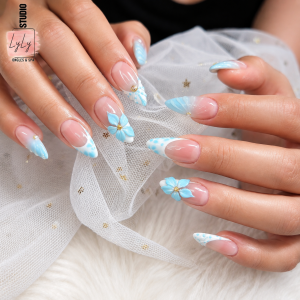 Blue Set Nail For My Sweetie 